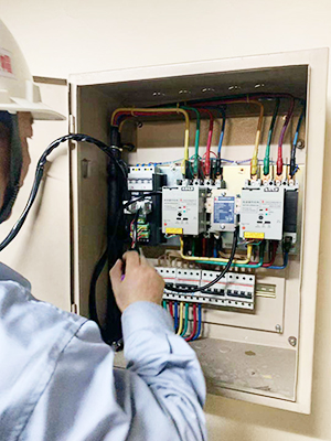 南通某化纖公司，CA1雙電源開關(guān)更換